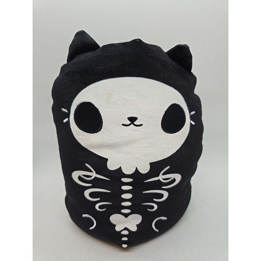 Cats vs Pickles SKELECAT #037 Cat Skeleton Bean Plush 8" Halloween Holiday